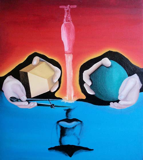 The Face Of Reason (Oil Painting)